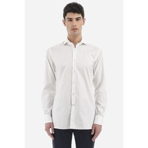 Košeľa La Martina Man Shirt Long Sleeves Wrinkle Biela 44