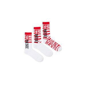 Ponožky Diesel Skm-Ray-Threepack Socks Biela S
