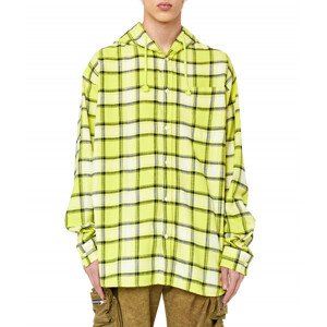 Košeľa Diesel S-Dewny-Hood Shirt Lime Green