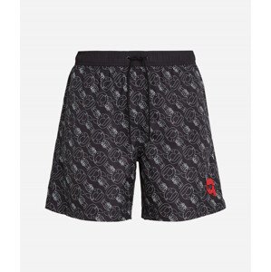 Plavky Karl Lagerfeld Ikonik 2.0 Aop Med Boardshorts Modrá S