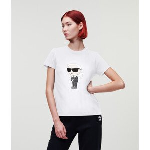 Tričko Karl Lagerfeld Ikonik 2.0 Karl T-Shirt Biela Xs