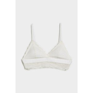 Spodná Bielizeň Karl Lagerfeld Padded Longline Lace Bra Biela L