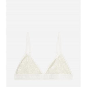 Spodná Bielizeň Karl Lagerfeld Keyhole Lace Bralette Biela S