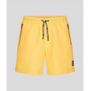 Plavky Karl Lagerfeld Tonal Aop Med Boardshorts Žltá S