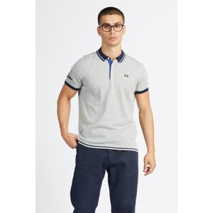 Polokošeľa La Martina Man Tricot Polo S/S Cotton Šedá M