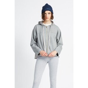 Mikina La Martina Woman Hoodie Full Zip Spring F Šedá 2