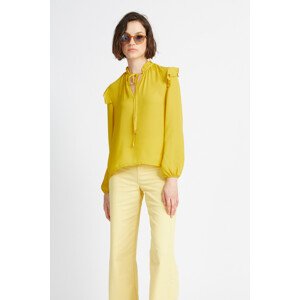 Blúzka La Martina Woman Blouse L/S Spring George Žltá 3