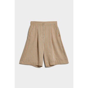 Šortky Manuel Ritz Women`S Bermuda Shorts Hnedá 38