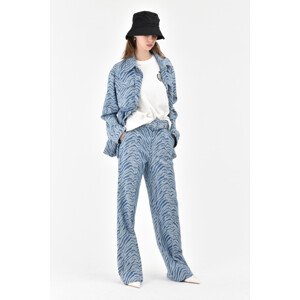 Nohavice Manuel Ritz Women`S Trousers Modrá 40