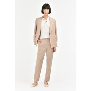 Nohavice Manuel Ritz Women`S Trousers Hnedá 38