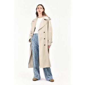 Kabát Manuel Ritz Women`S Trenchcoat Hnedá 40