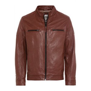 Bunda Camel Active Leather Blouson Hnedá 52