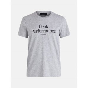 Tričko Peak Performance M Original Tee Šedá S