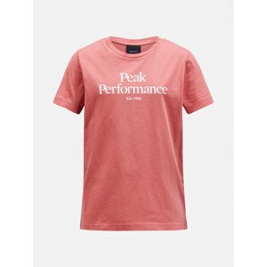 Tričko Peak Performance Jr Original Tee Ružová 130