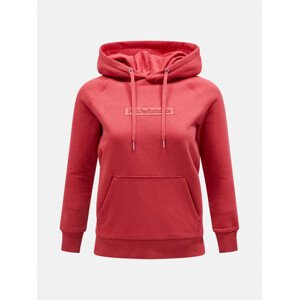 Mikina Peak Performance W Ease Hood Červená Xs