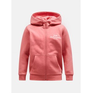 Mikina Peak Performance Jr Original Zip Hood Ružová 160