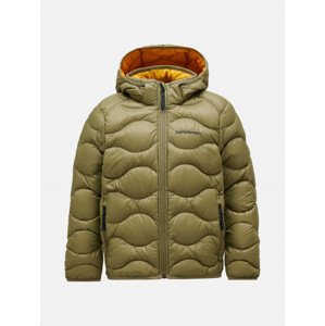 Bunda Peak Performance Jr Helium Down Hood Jacket Zelená 140