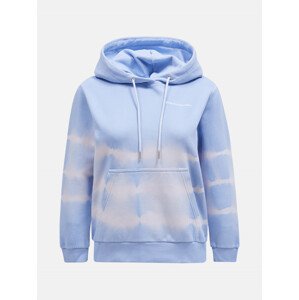 Mikina Peak Performance W Tie Dye Hood Modrá Xs