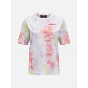 Tričko Peak Performance W Tie Dye Tee Rôznofarebná Xl