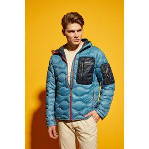 Bunda Peak Performance M Helium Utility Down Hood Jacket Modrá L