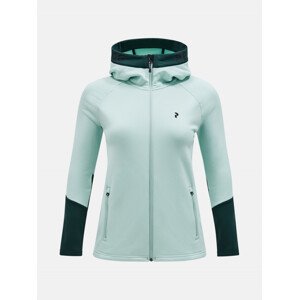 Mikina Peak Performance W Rider Zip Hood Zelená Xs