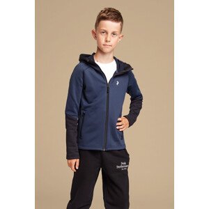 Mikina Peak Performance Jr Rider Zip Hood Modrá 150