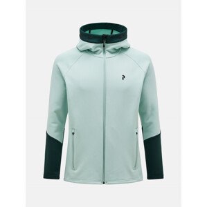 Mikina Peak Performance M Rider Zip Hood Zelená Xl