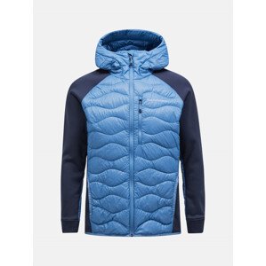 Bunda Peak Performance M Helium Down Hybrid Hood Modrá Xl