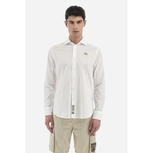 Košeľa La Martina Man Shirt L/S Poplin Biela Xl