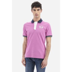 Polokošeľa La Martina Man Polo S/S Piquet Stretch Fialová Xl