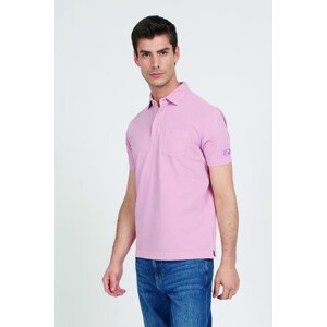 Polokošeľa La Martina Man S/S Polo Cotton Piquet Fialová L