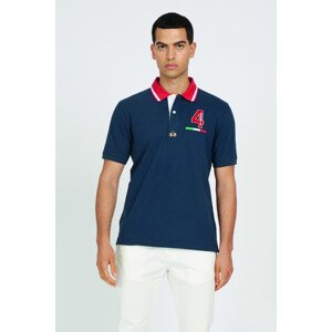 Polokošeľa La Martina Man Polo S/S Piquet Stretch Modrá S