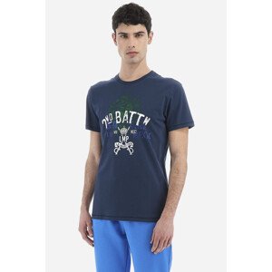 Tričko La Martina Man T-Shirt S/S Jersey Modrá L