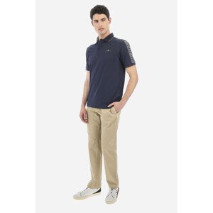 Nohavice La Martina Man Chino Pants Cotton Linen Hnedá 36