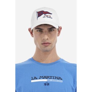 Šiltovka La Martina Baseball Hat Cotton Twill Biela None