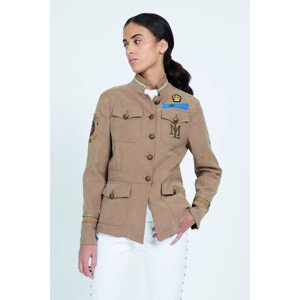 Sako La Martina Woman Field Jacket Heavy Lyoce Hnedá 42