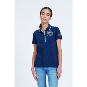 Polokošeľa La Martina Woman Polo S/S Piquet Stretch Modrá 1