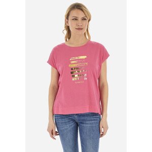 Tričko La Martina Woman Sleveless T-Shirt 40/1 C Ružová 2