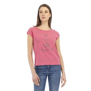 Tričko La Martina Woman T-Shirt S/S 40/1 Cotton Ružová 1