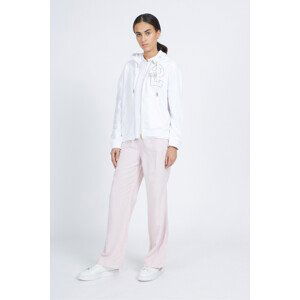 Nohavice La Martina Woman Wide Legs Pants Heavy Vi Ružová 2