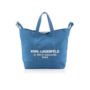 Kabelka Karl Lagerfeld Rsg Xl Canvas Shopper Modrá None