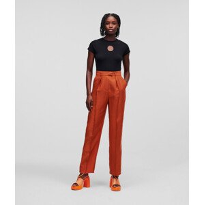 Nohavice Karl Lagerfeld Tailored Day Pants Oranžová 40