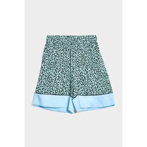 Šortky Karl Lagerfeld Kl Leopard Printed Shorts Modrá 38