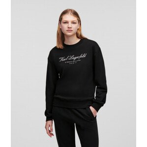 Mikina Karl Lagerfeld Hotel Karl Sweatshirt Čierna S