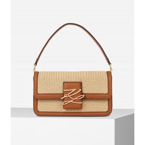 Kabelka Karl Lagerfeld K/Autograph Raffia Sm Shb Hnedá None