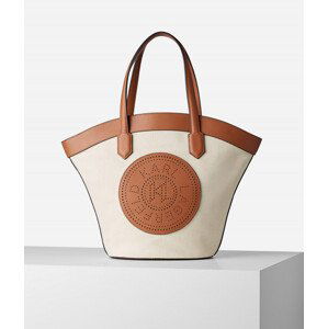 Kabelka Karl Lagerfeld K/Tulip Md Tote Canvas Hnedá None