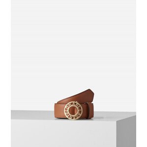 Opasok Karl Lagerfeld K/Disk Md Leather Belt Hnedá L