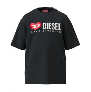 Tričko Diesel Tovez Over T-Shirt Čierna 16Y