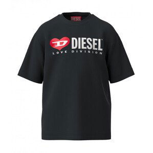 Tričko Diesel Tovez Over T-Shirt Čierna 8Y