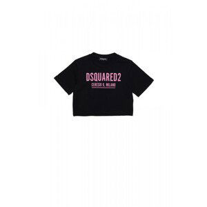 Tričko Dsquared  T-Shirt Čierna 12Y